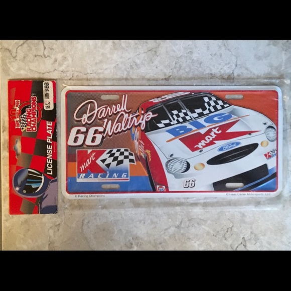 NASCAR Darrell Waltrip License Plate #66 - Picture 3 of 3